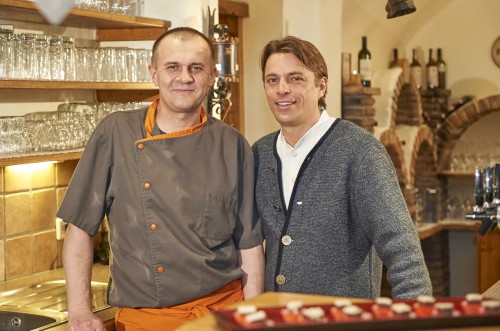 Ihre Gastgeber - Anton Jurisic (Küche) und Markus Schörghofer (Service)